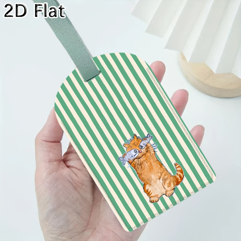 Travel Accessories Luggage Straps - Urocza zawieszka do bagażu z kotkiem