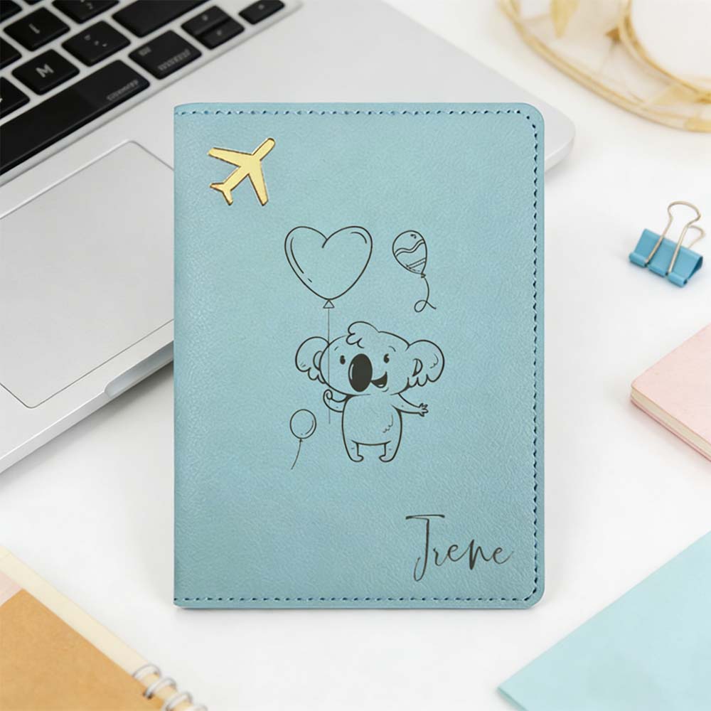 Travel Accessories Meaning - 1 szt. Personalizowana okładka na paszport