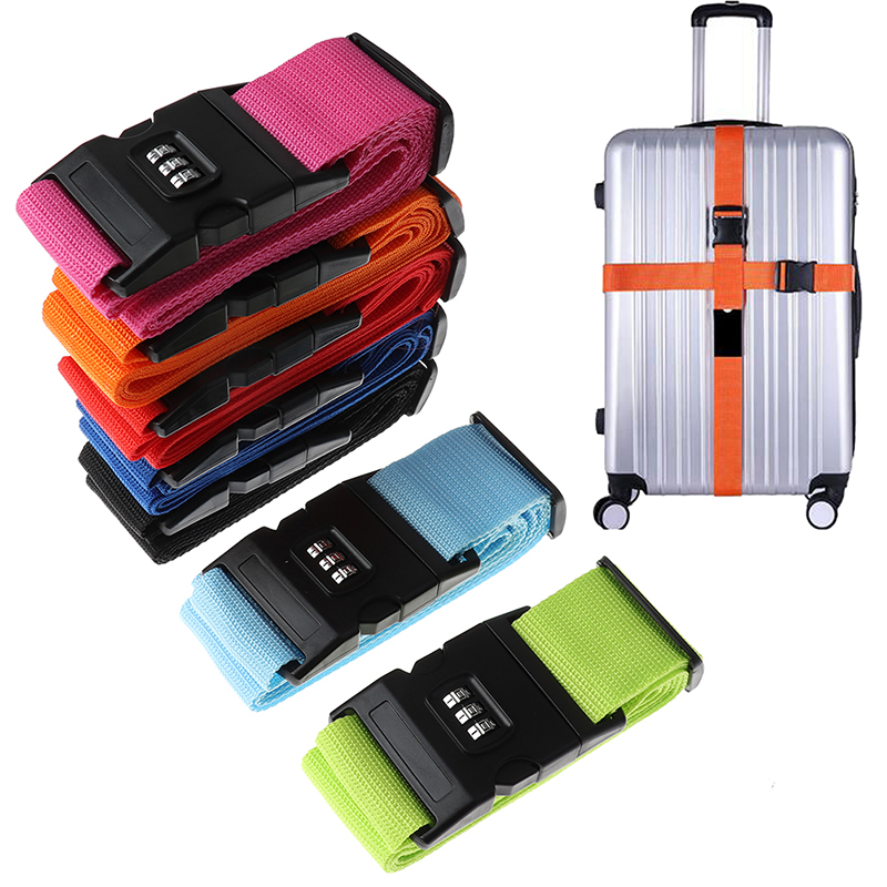 Travel Accessories Luggage Straps - 2M tęczowa blokada hasła pakowanie torba