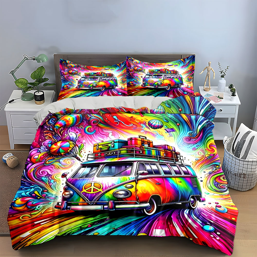 Travel Van Accessories - Zestaw akcesoriów do psychodelicznego kampera podróżniczego,
