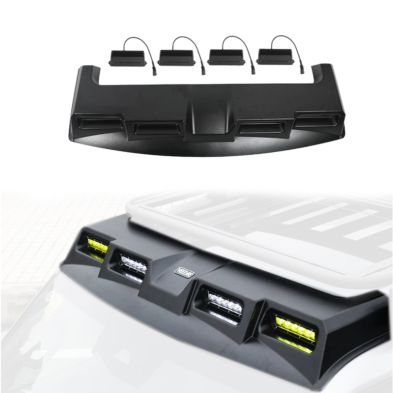 Travel Accessories In Car - Spojler dachowy z czterema reflektorami LED