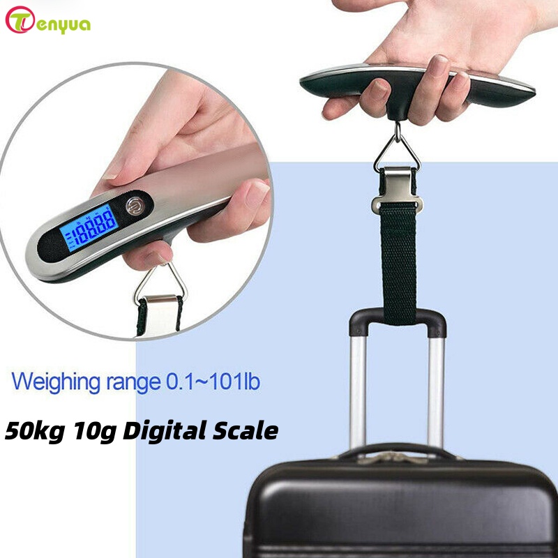 Luggage Scale Hanging - Przenośna waga cyfrowa 50kg 10g Elektroniczna