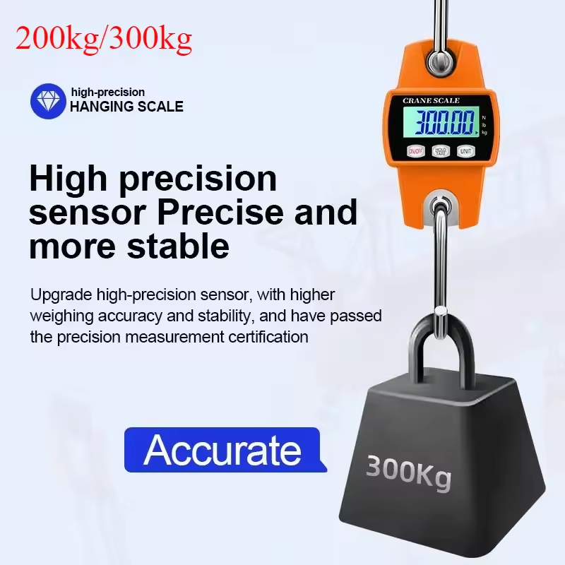 Luggage Scale Hanging - Wielofunkcyjna cyfrowa waga wisząca 200/300KG z