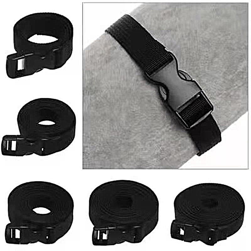 Travel Accessories Set - 1 szt. Czarny, wytrzymały nylonowy pas