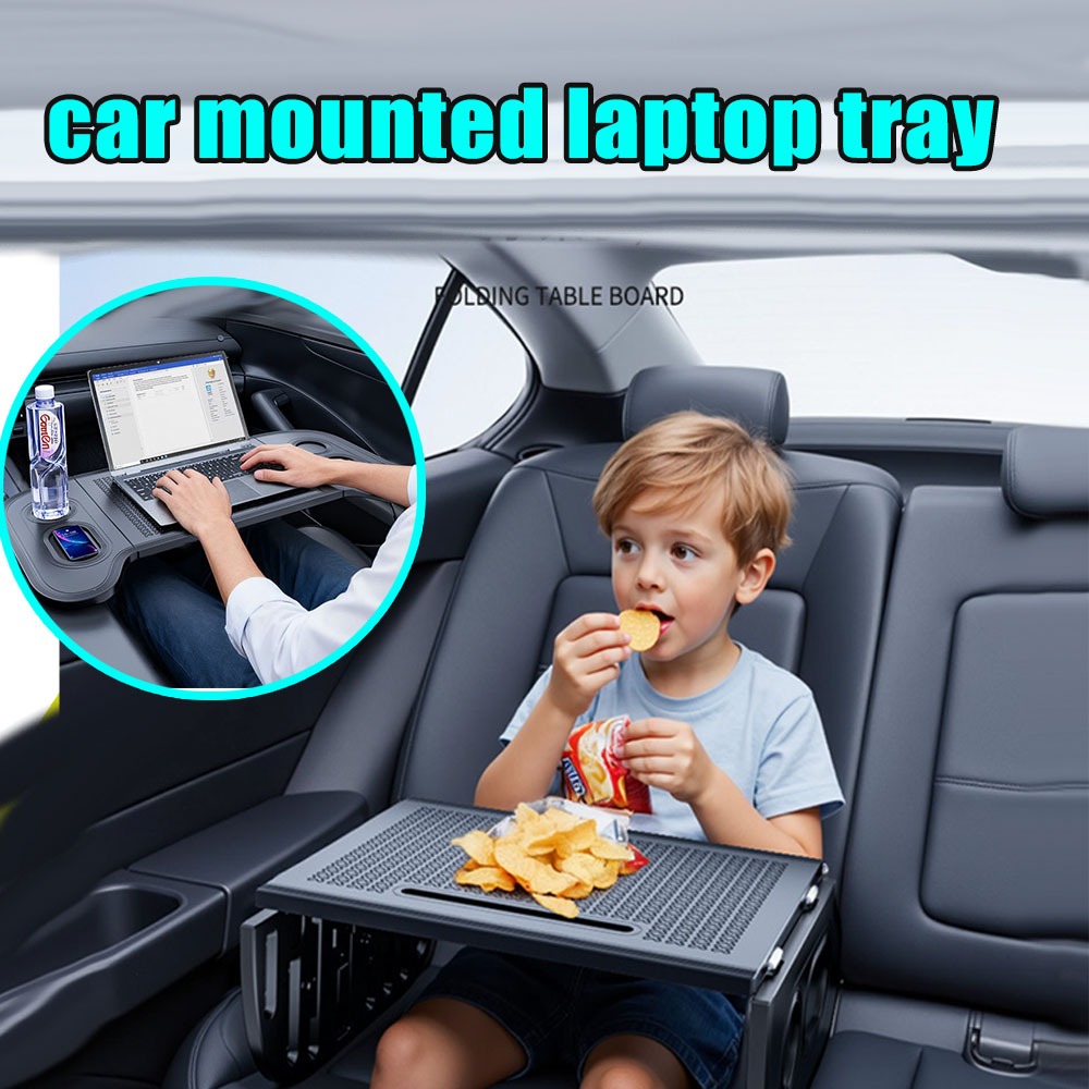 Travel Accessories In Car - Składana tacka na laptopa do samochodu,