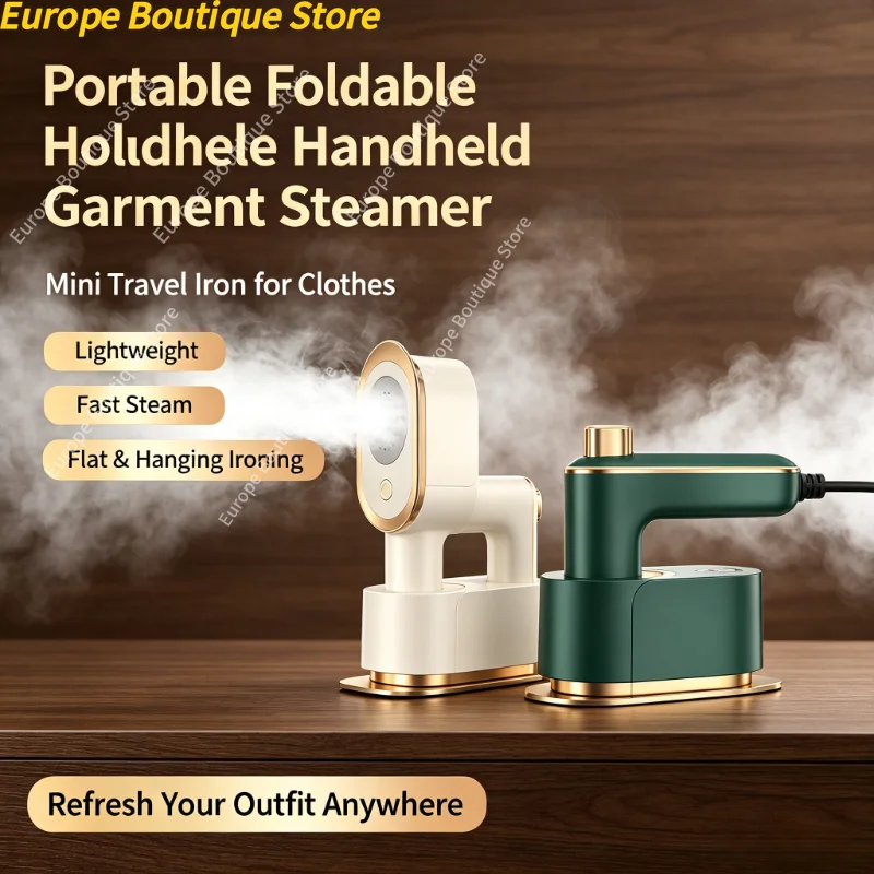 Portable Steamer Clothes - Składany mini przenośny ręczny parowy steamer