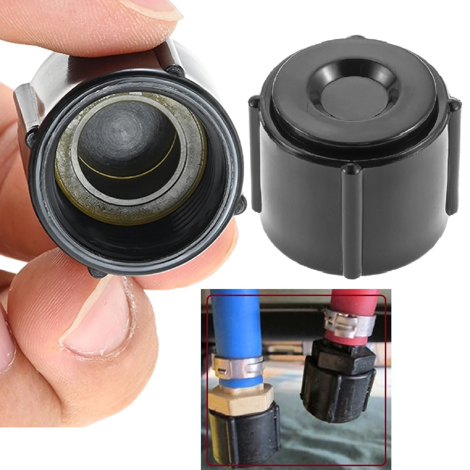 Travel Accessories Highpoint - 2 szt. Czarne, wysokiej jakości uszczelki