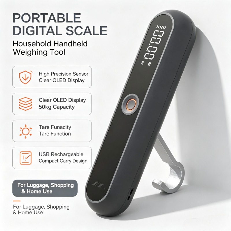 Luggage Scale Hanging - JIMIHOME Domowa Cyfrowa Elektroniczna Waga Bagażowa