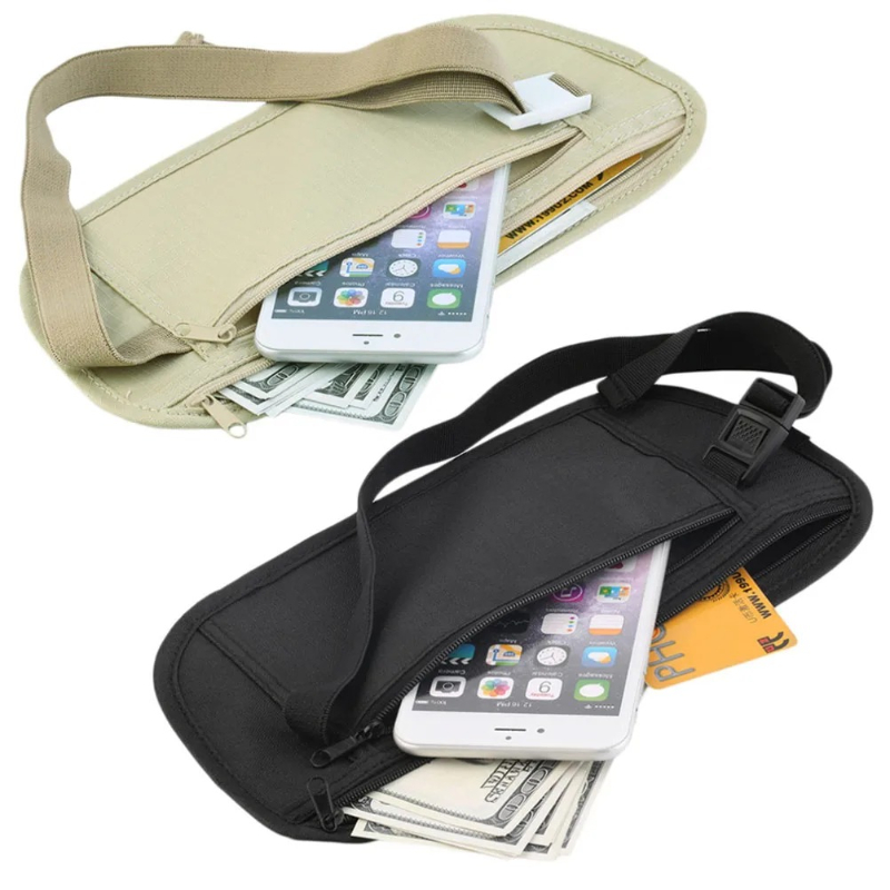Money Belt Hidden - Niewidoczna nerka podróżna na pas, etui