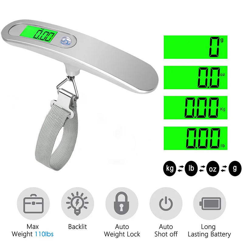 Luggage Scale Hanging - Przenośna waga elektroniczna do bagażu 50
