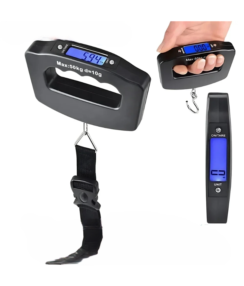 Luggage Scale Hanging - Waga bagażowa cyfrowa 50 kg, przenośna