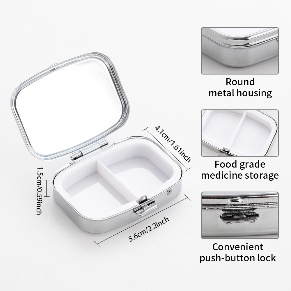 Kwadratowe metalowe pudełko z  – Accessories Travel Jewelry Box recenzja i cena
