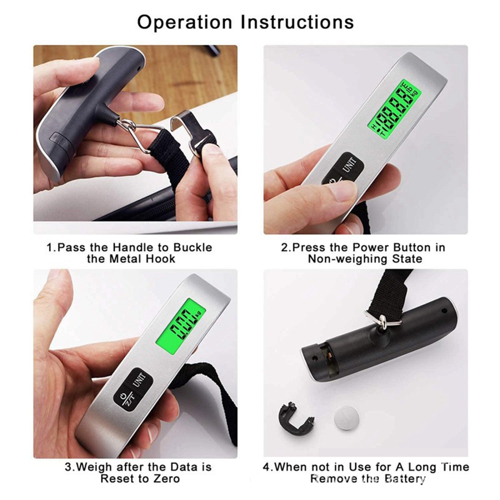 ABRT-LCD Cyfrowa waga wisząca  – Luggage Scale Hanging recenzja i cena