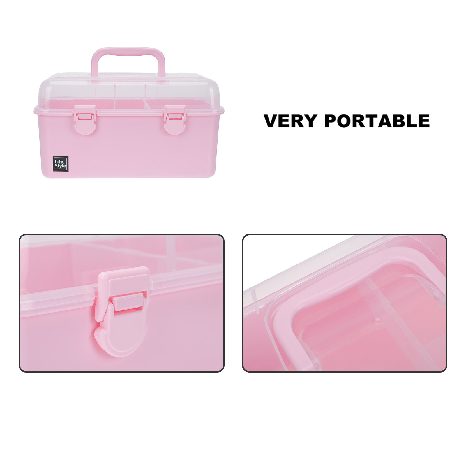 1 szt. Dwupoziomowy pojemnik n – Accessories Travel Jewelry Box recenzja i cena