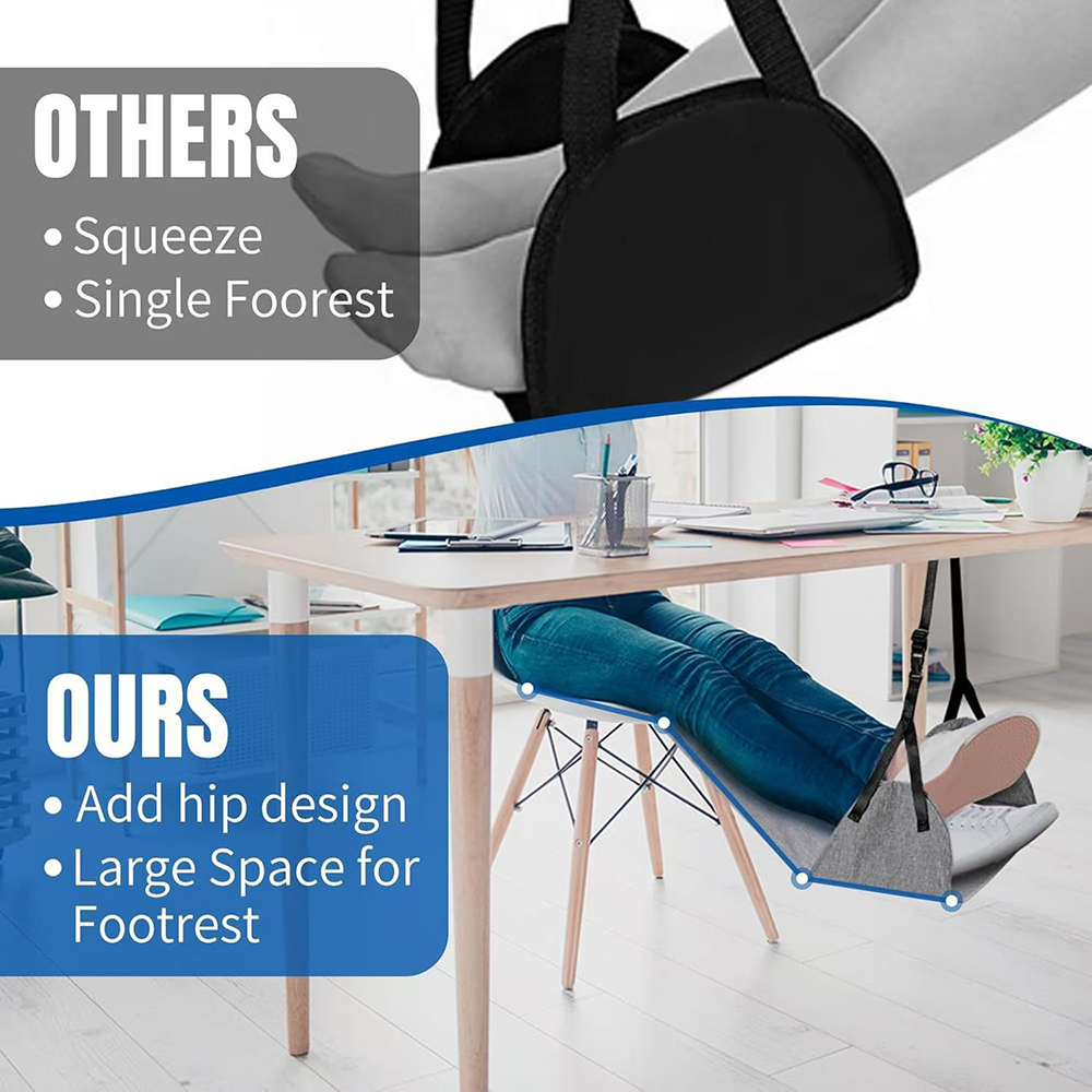 Przenośny, regulowany podnóżek – Travel Accessories For Train recenzja i cena