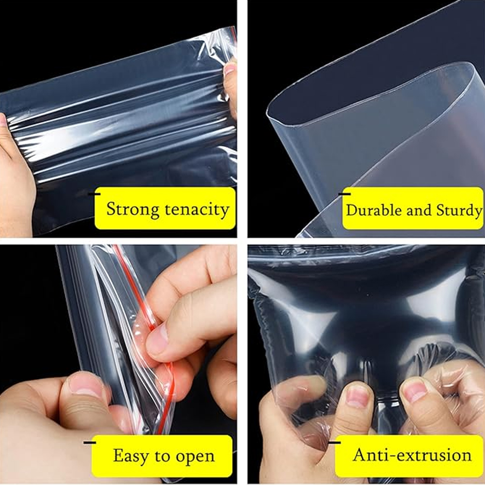100-1000 szt. Małe plastikowe  – Reusable Zip Bag recenzja i cena