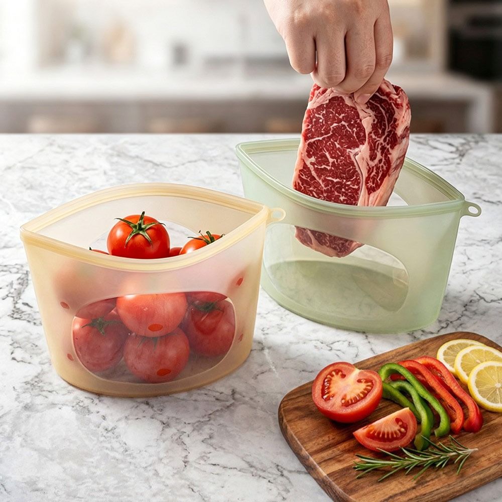 Silikonowe worki do przechowyw – Reusable Zip Bag recenzja i cena