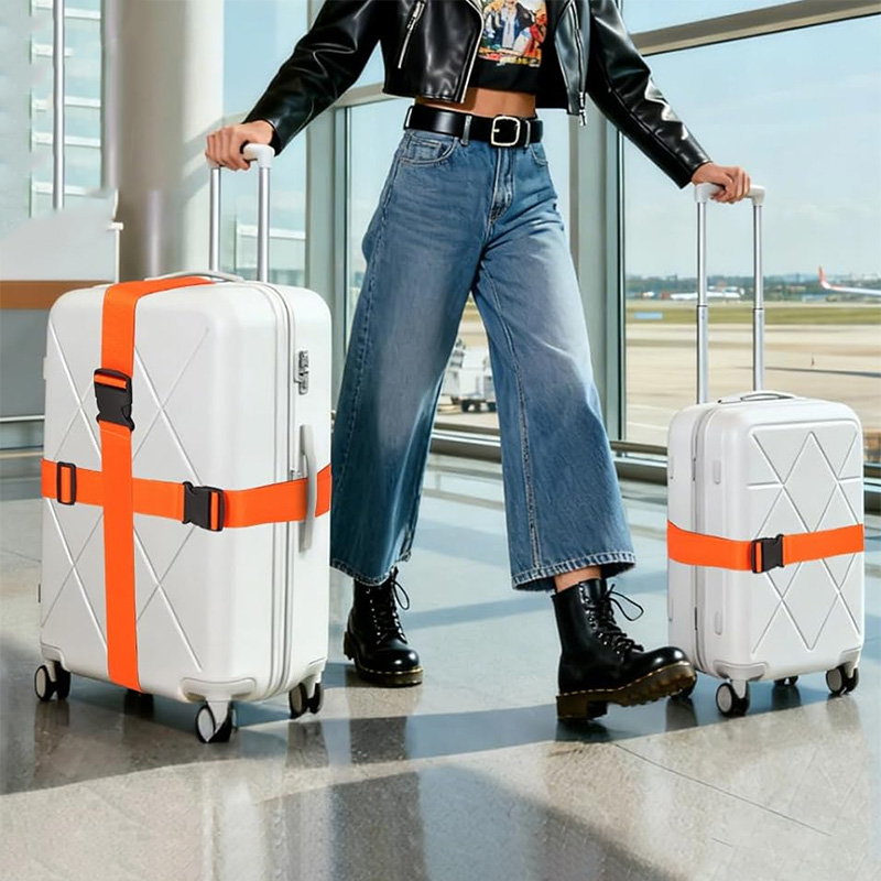 Nowe proste paski do walizki,  – Travel Accessories Luggage Straps recenzja i cena