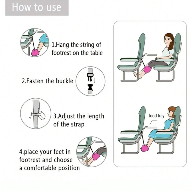 Przenośny, regulowany hamak na – Travel Accessories For Train recenzja i cena