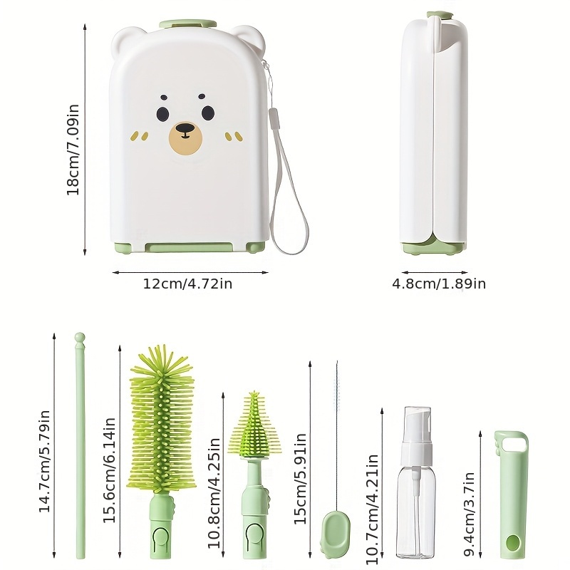 Zestaw podróżnych szczotek do  – Travel Accessories For 2 Year Old recenzja i cena