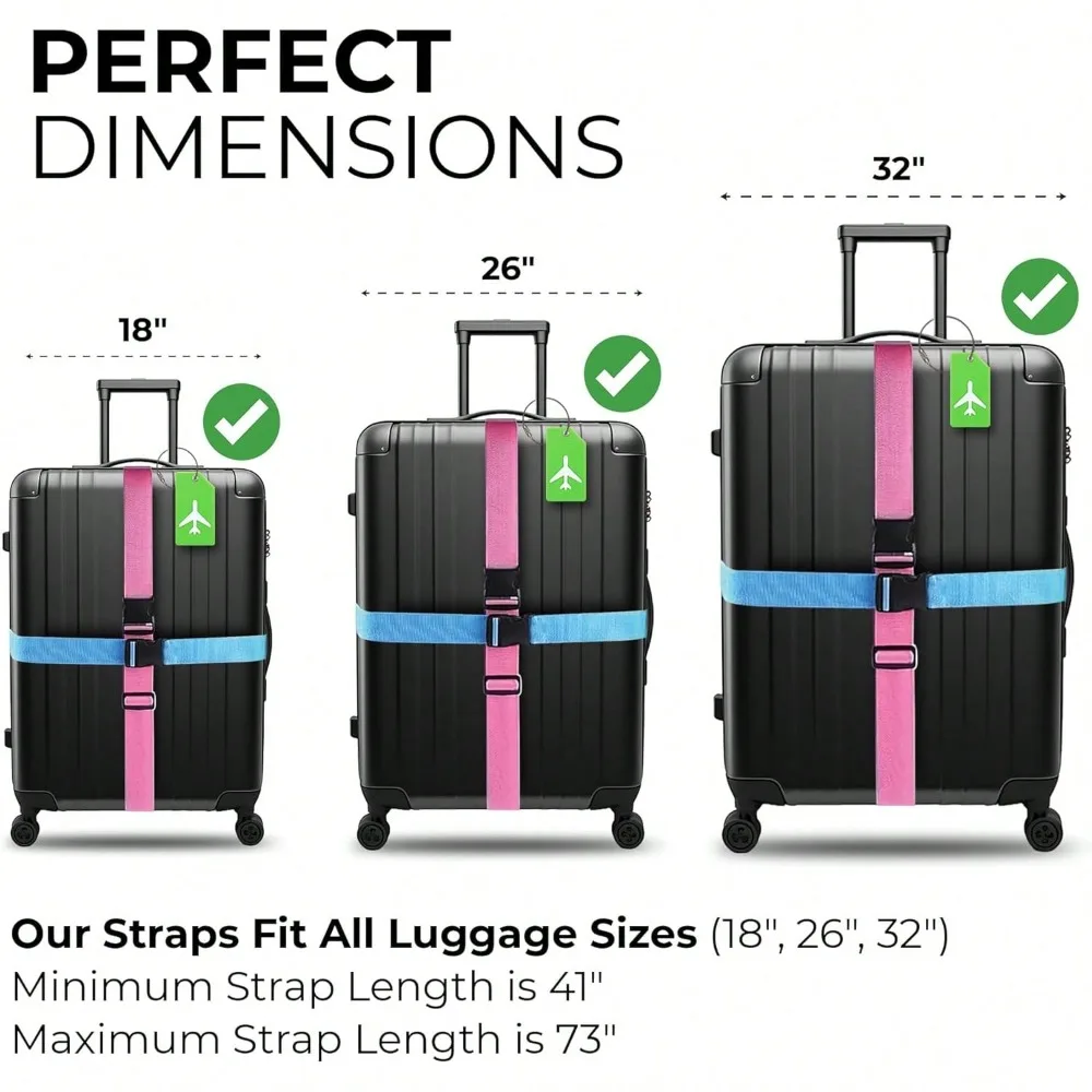 Zestaw pasków do bagażu z zawi – Travel Accessories Luggage Straps recenzja i cena