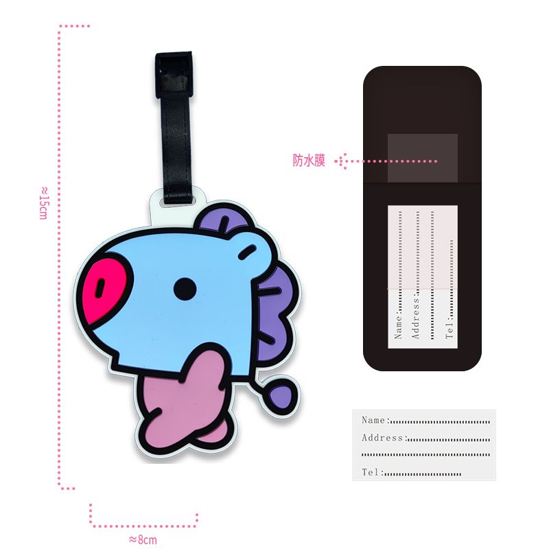 Uroczy breloczek BT21, kresków – Travel Accessories Set recenzja i cena