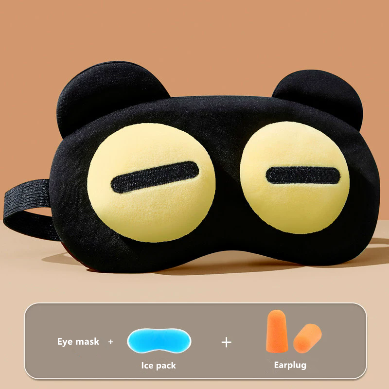 Urocza maska na oczy w kształc – Eye Mask Sleep Travel recenzja i cena