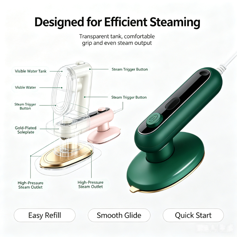 Wielofunkcyjny parowy steamer  – Portable Steamer Clothes recenzja i cena