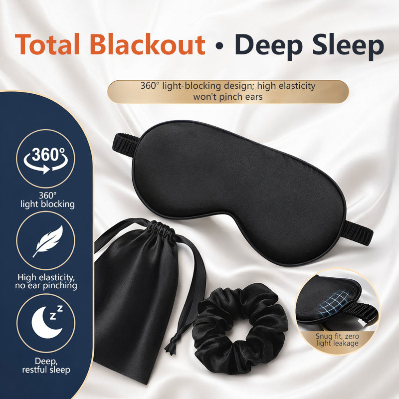 Zestaw 3 jedwabnych maseczek n – Travel Accessories Set recenzja i cena