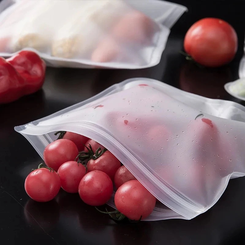 1-4 szt. silikonowych torebek  – Reusable Zip Bag recenzja i cena