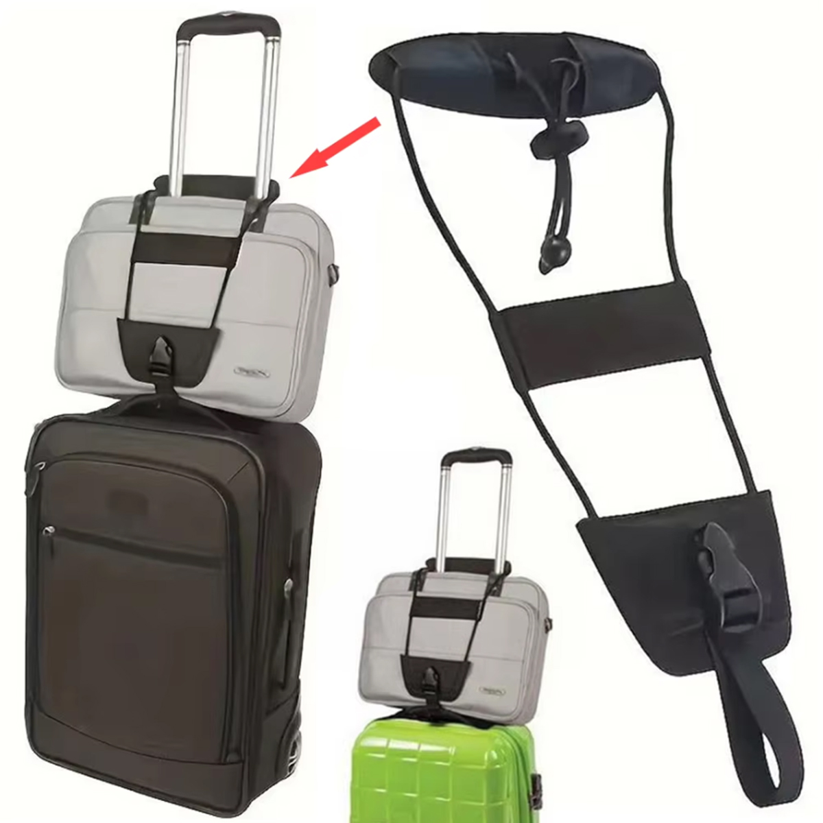 Pasek łączący bagaż podróżny,  – Travel Accessories Luggage Straps recenzja i cena