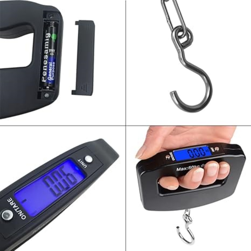 Waga do bagażu 50 kg 10 g, cyf – Luggage Scale Hanging recenzja i cena