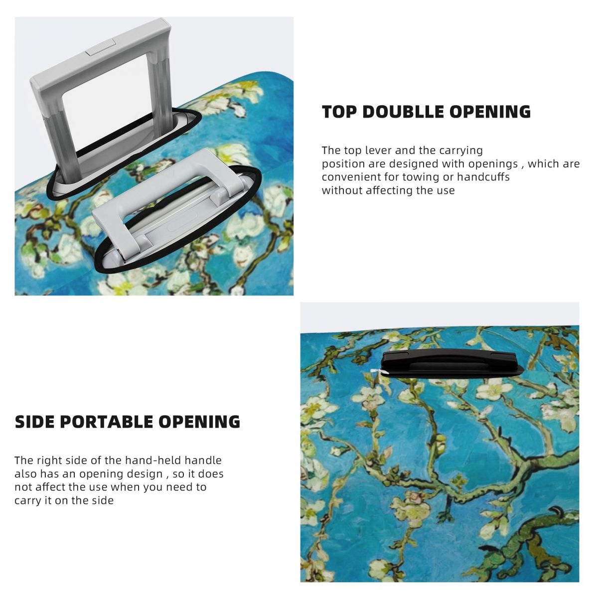 Pokrowiec na walizkę z kwiatem – Travel Van Accessories recenzja i cena