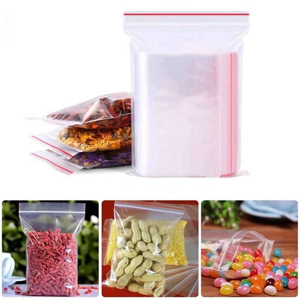 100-1000 szt. Przezroczyste, z – Reusable Zip Bag recenzja i cena